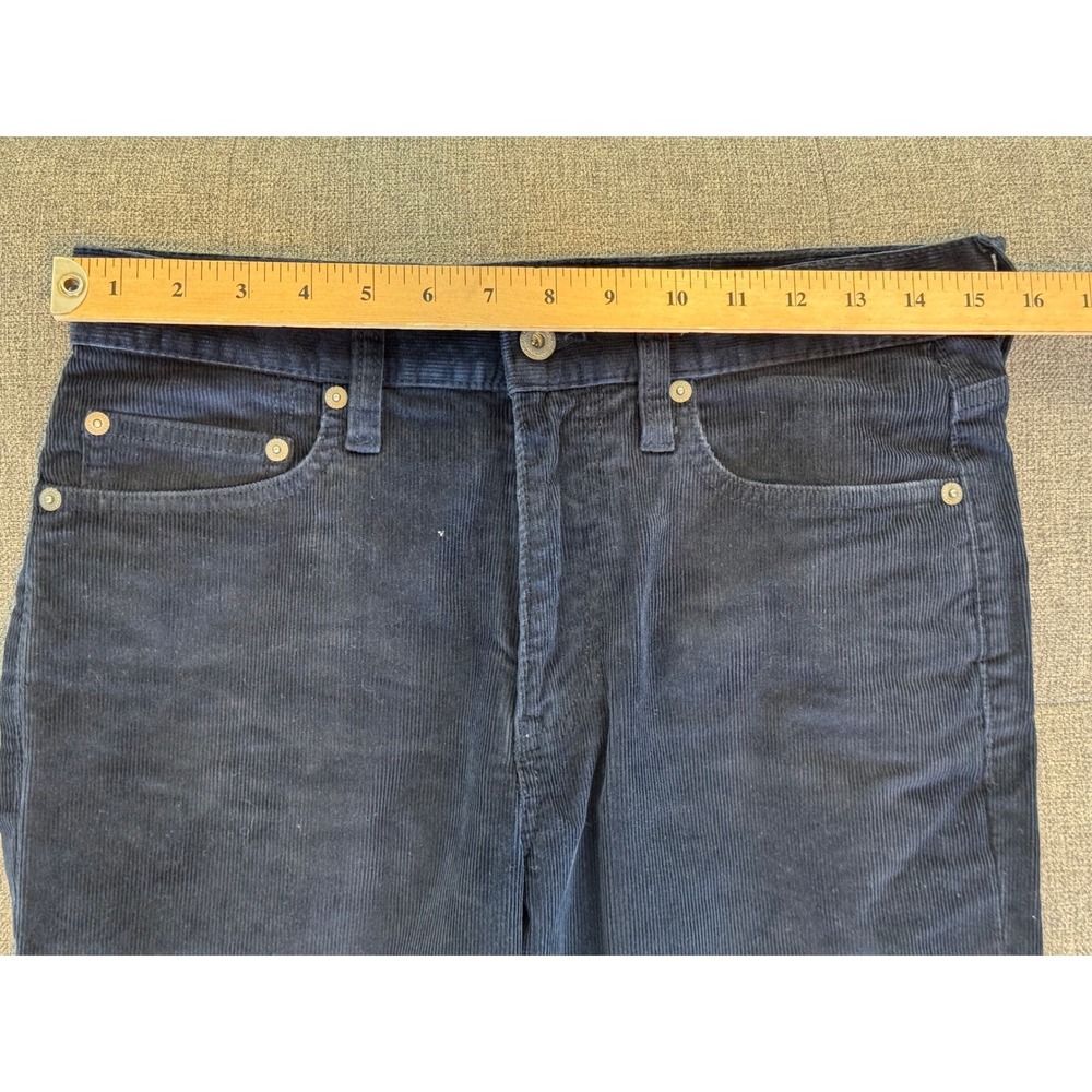 J.Crew 770 Straight Corduroy Pants Mens 29x32 Navy Blue Vintage Style - Picture 6 of 9